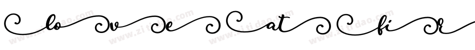 Love At First Sight字体转换